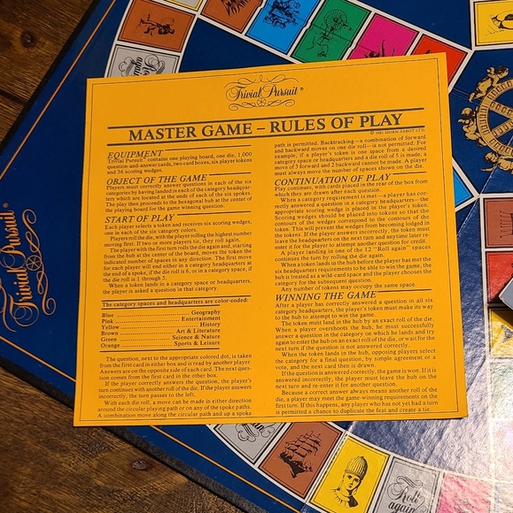 Trivial Pursuit 1981 Original Master Game Genus Edition. - Picture 5 of 14